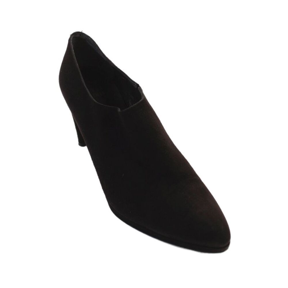 Stuart Weitzman Womens Suede closed toe Ankle Boot Brown Size 8